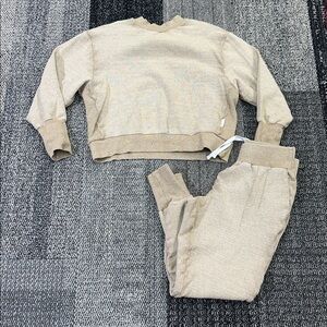 Varley Edith Ribbed Pique Sweatshirt and Varley Amberley Ribbed Pique Pant